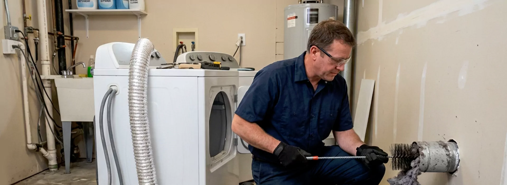 Clogged Dryer Vent Repair in Baltimore, Maryland