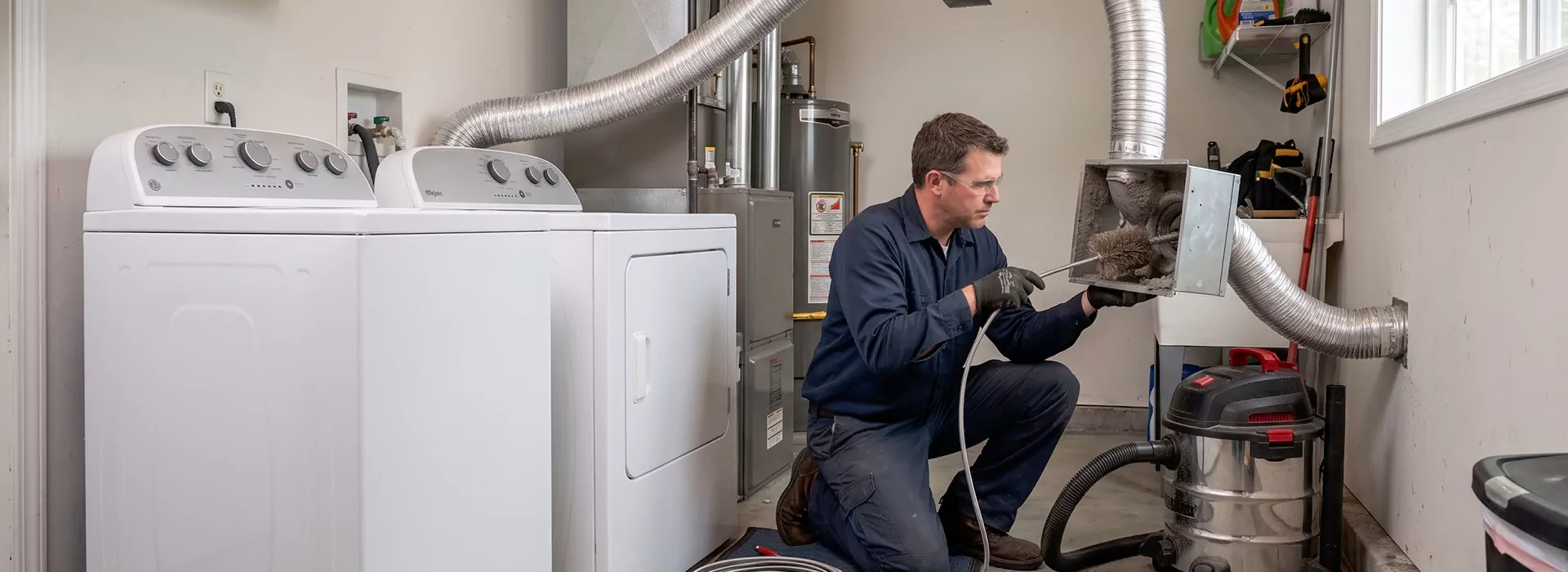 Dryer Vent Booster Fan Cleaning Baltimore, MD