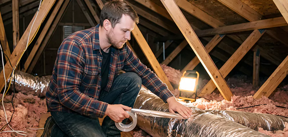 Attic Duct Sealing and Insulation in Baltimore