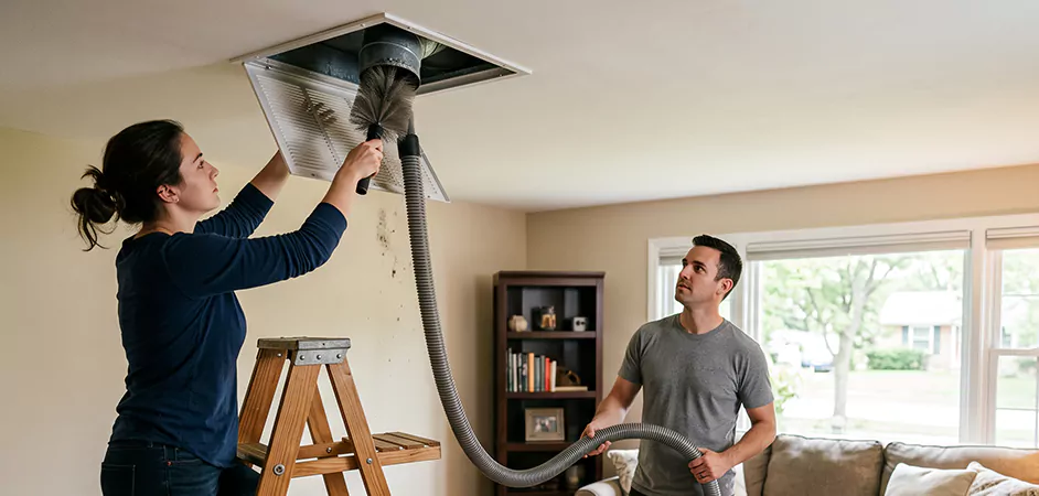 Roof and Wall Exhaust Cap Cleaning in Baltimore