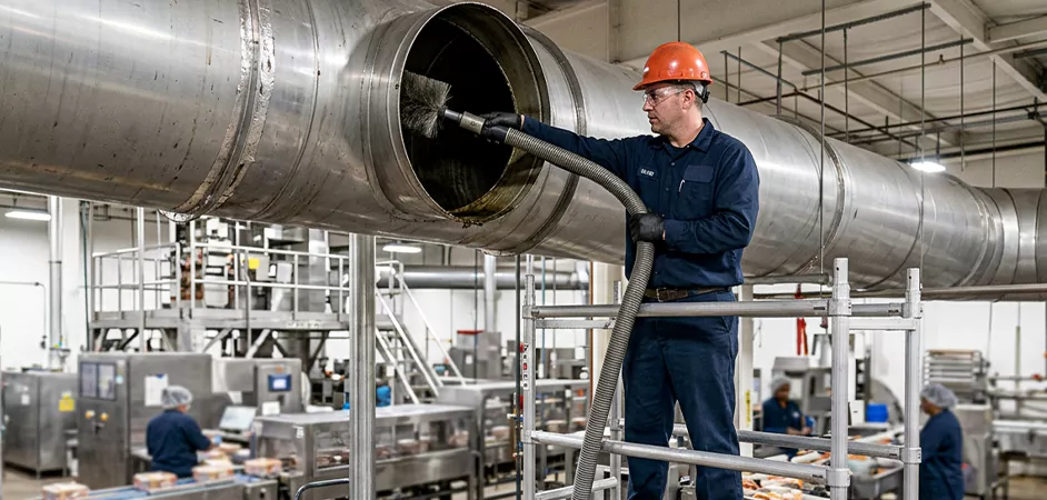 Food Processing Facility Duct Cleaning in Baltimore