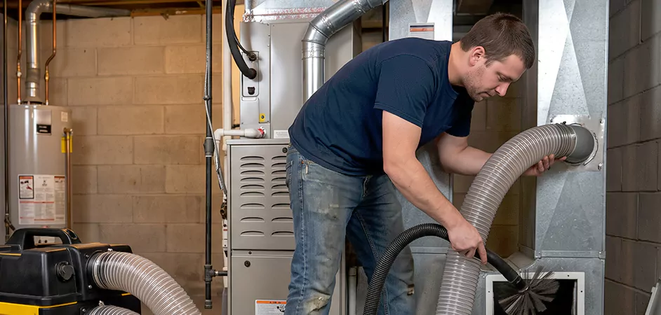 Negative Pressure Duct Cleaning for Large and Long Duct Systems in Baltimore